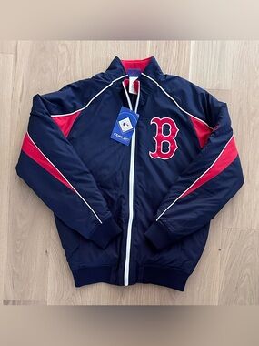 Vintage Reebok Boston Red Sox MLB Baseball Insulated Jacket Deadstock NWT